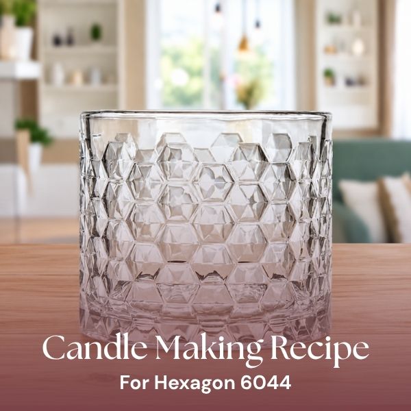 Libbey Hexagon 6044 Candle Jar