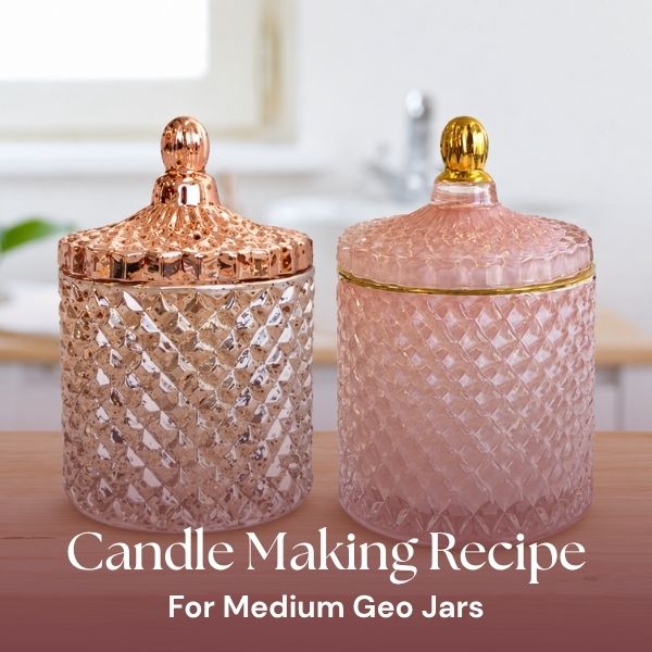 Medium Geo Candle Jar