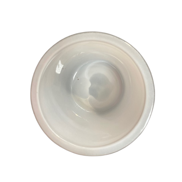 Factory Seconds Large Veluto Jar<br> Opaque White image 2