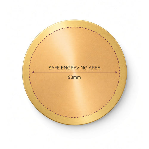 103mm Brushed Gold Lid