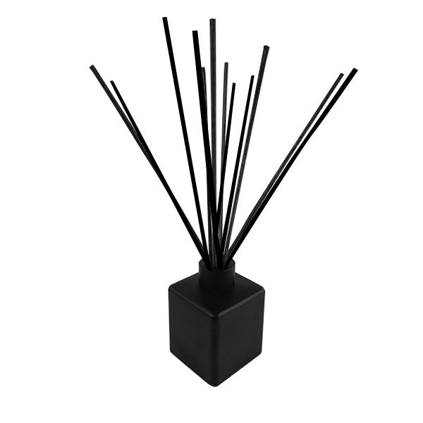 180ml Matte Black Diffuser Jar Square image 2