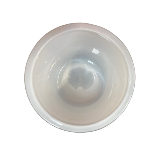 Factory Seconds Large Veluto Jar<br> Opaque White image 1