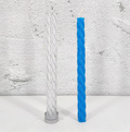 Spiral Pillar Candle Mold image 0
