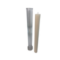 Striped Pole Pillar Candle Mold image 0