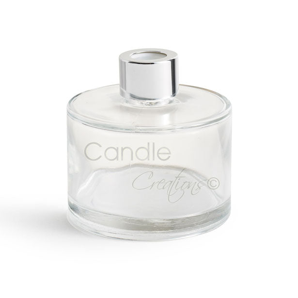 200ml Diffuser Jar Round w Silver Collar Large image 0