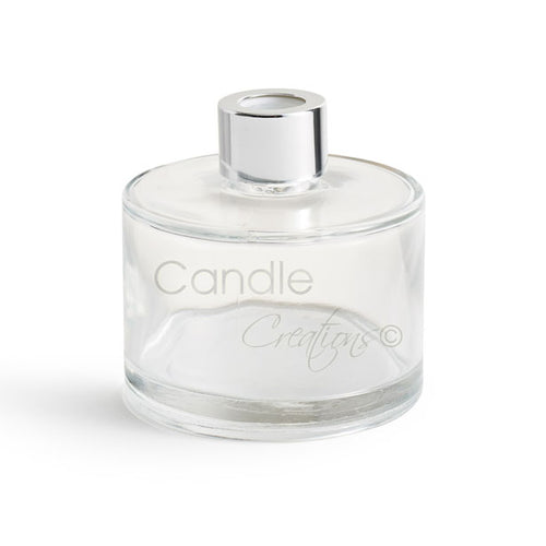 200ml Diffuser Jar Round w Silver Collar Large image 0