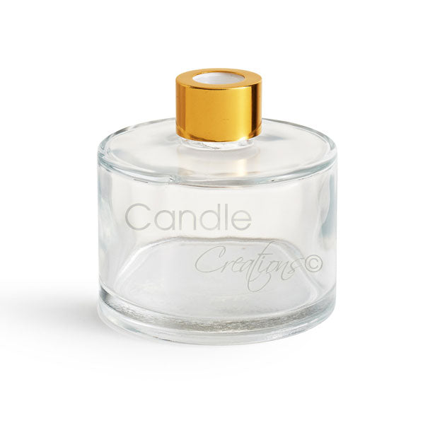 200ml Diffuser Jar Round w Gold Collar Large image 0