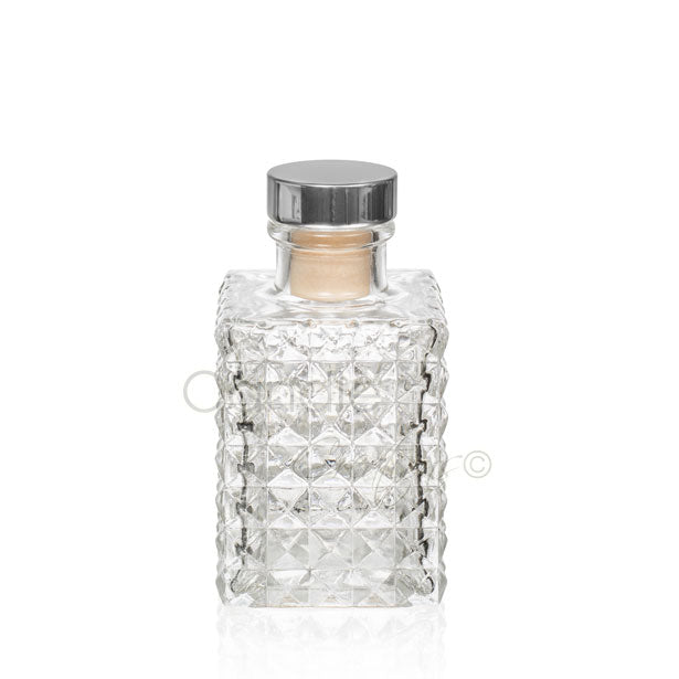 100ml Diffuser Jar Square w Diamond Design Small image 0