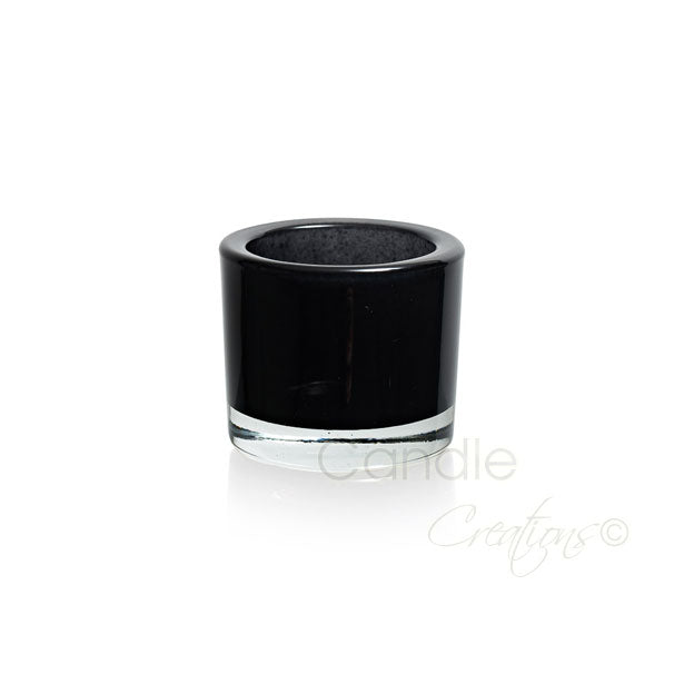 Small Veluto Jar<br> Opaque Black image 0