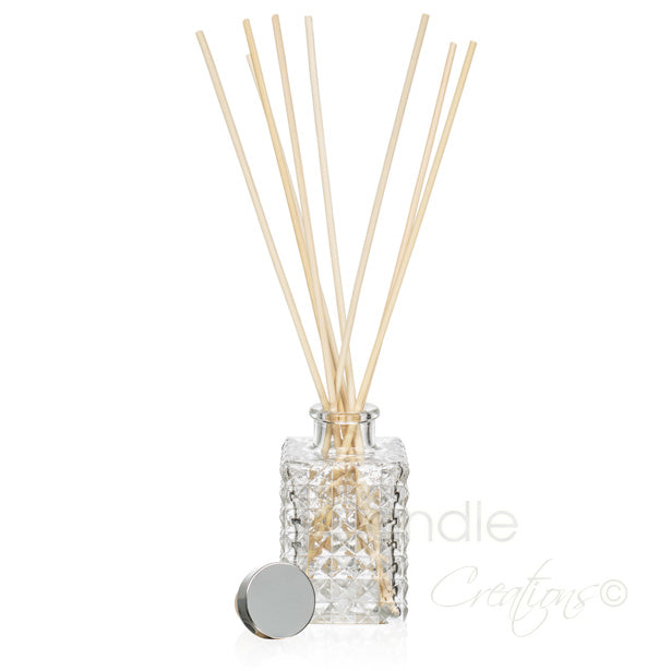 100ml Diffuser Jar Square w Diamond Design Small image 1