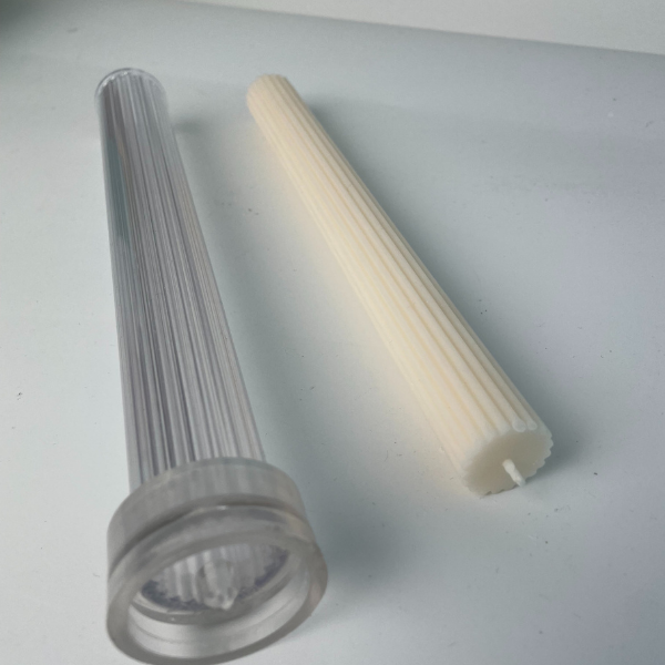 Striped Pole Pillar Candle Mold image 2