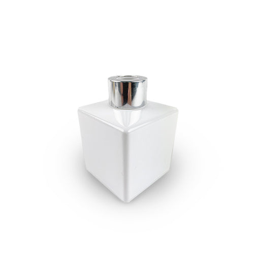 180ml Gloss White Diffuser Jar Square image 1