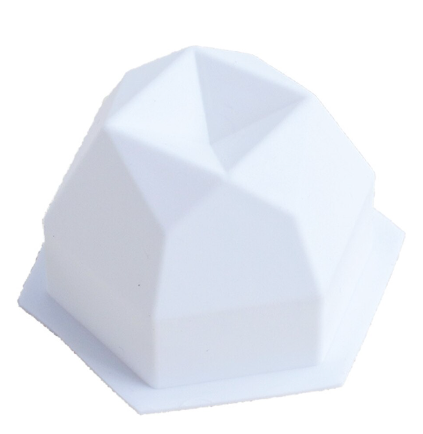 3D Multilateral Diamond Candle Mold image 1