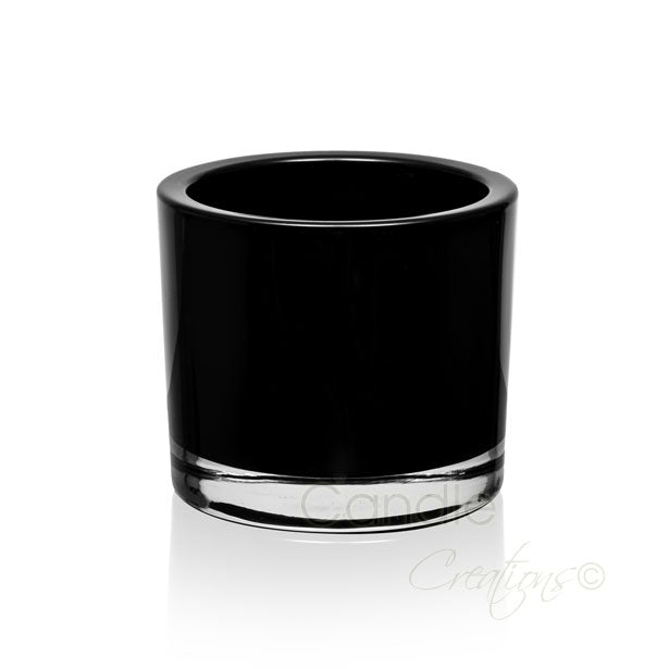 Medium Veluto Jar<br> Opaque Black image 0
