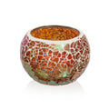 Mosaic Jar Amber Crackle image 0