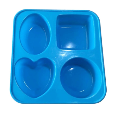 Silicone Mold<br> 4 Cavity Soap Combo image 2
