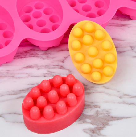 Silicone<br> Massage Bar Soap Mold image 3
