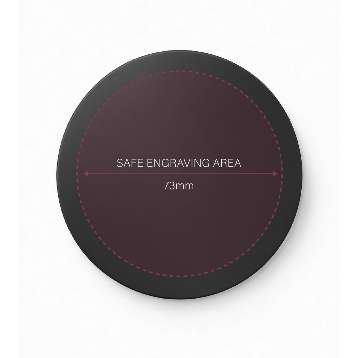 83mm Lid Matte Black