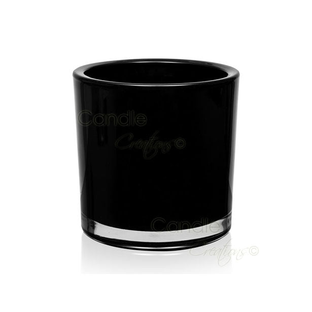 Large Veluto Jar<br> Opaque Black image 0