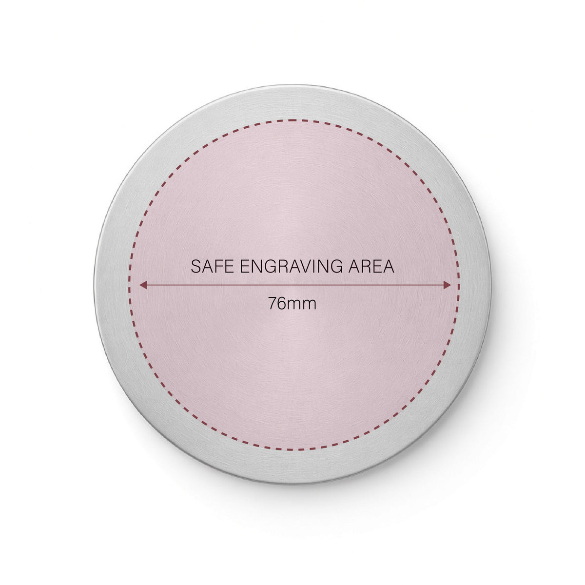 86mm Brushed Nickle Lid