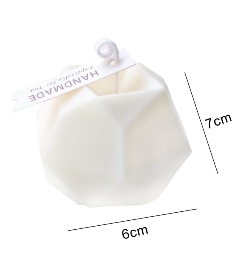 3D Multilateral Diamond Candle Mold image 4
