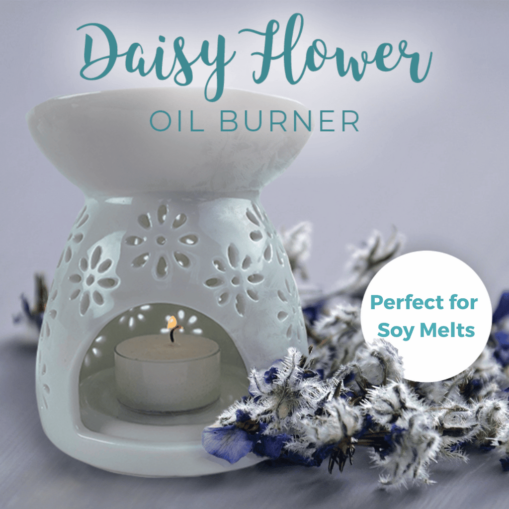 Daisy Flower Ceramic Oil Burner image 1