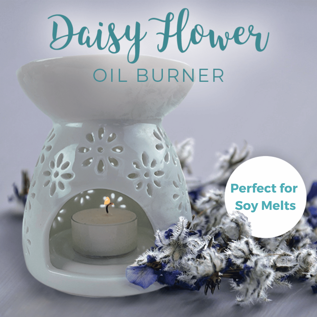Daisy Flower Ceramic Oil Burner image 1