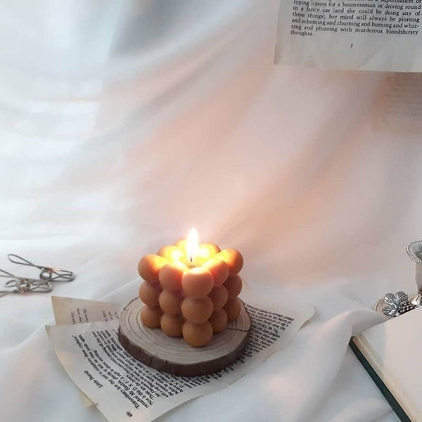 3D Cube Silicone Soap & Candle Mold image 3