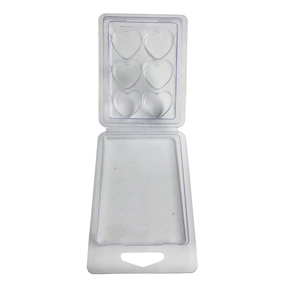 Soy Melt Mold Heart Clamshell image 1