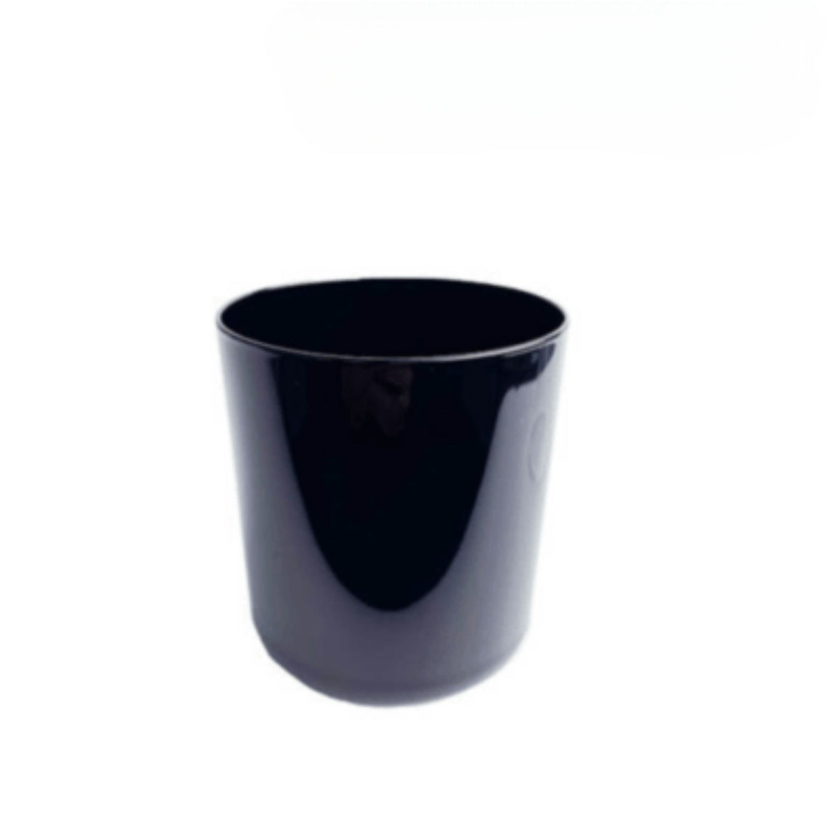 Decoroc Cylinder Jar Gloss Black