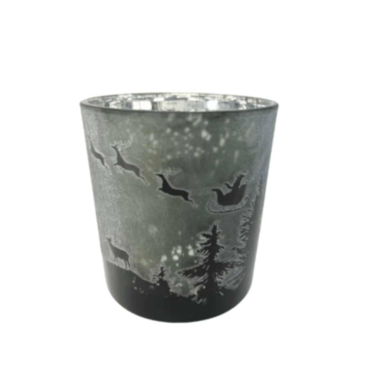 The Magic of Christmas Glass Candle Jar