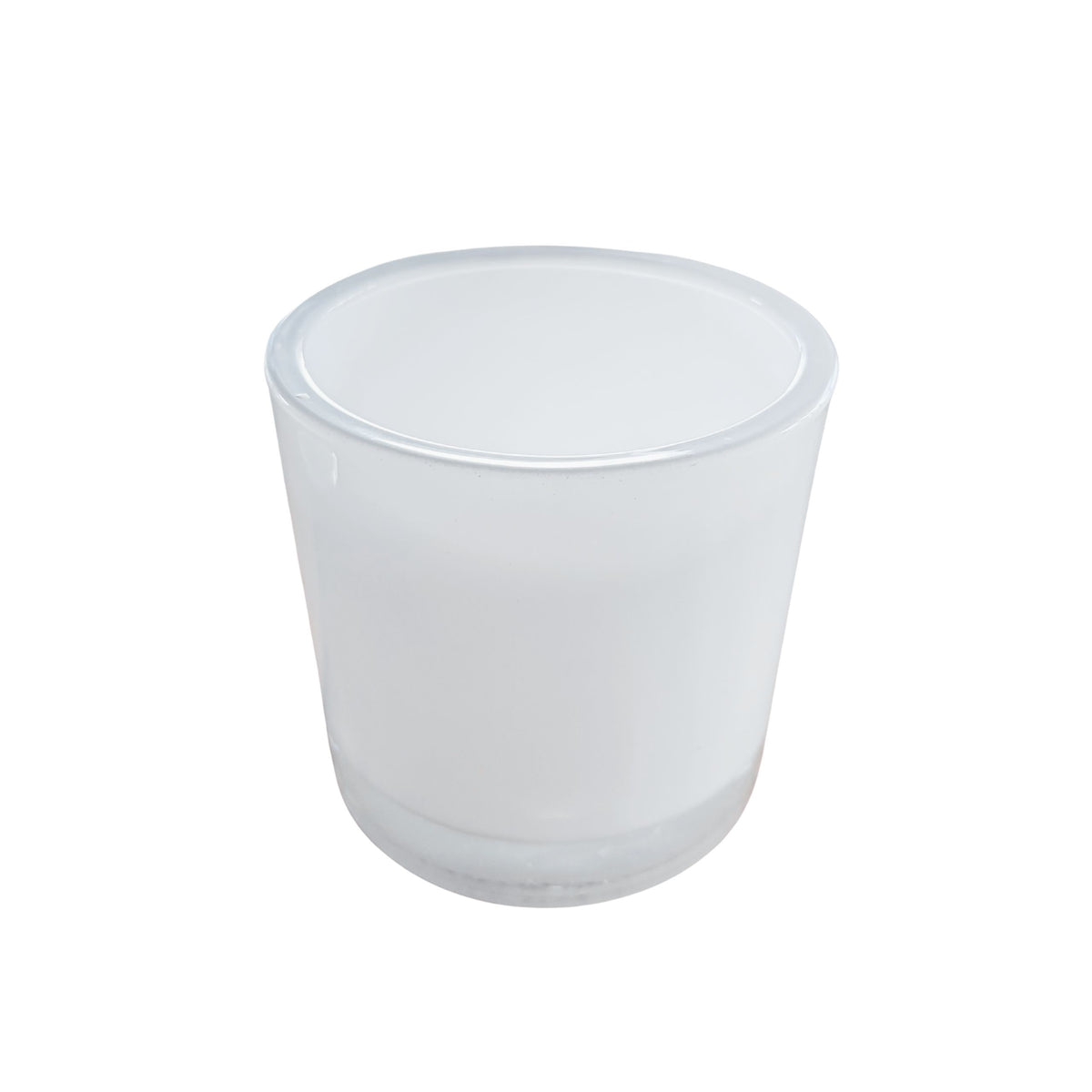 Large Veluto Jar Opaque White