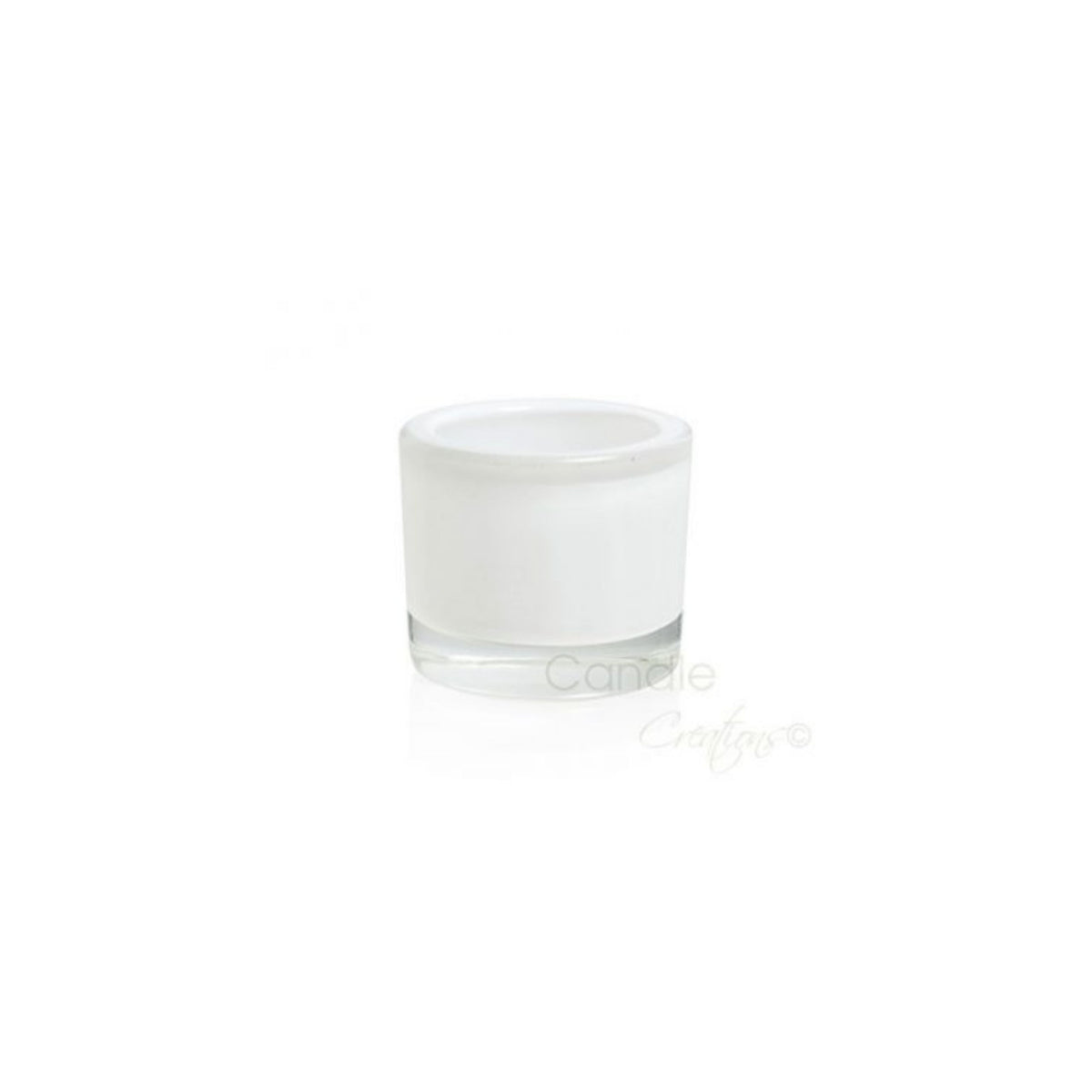 Medium Veluto Jar Opaque White