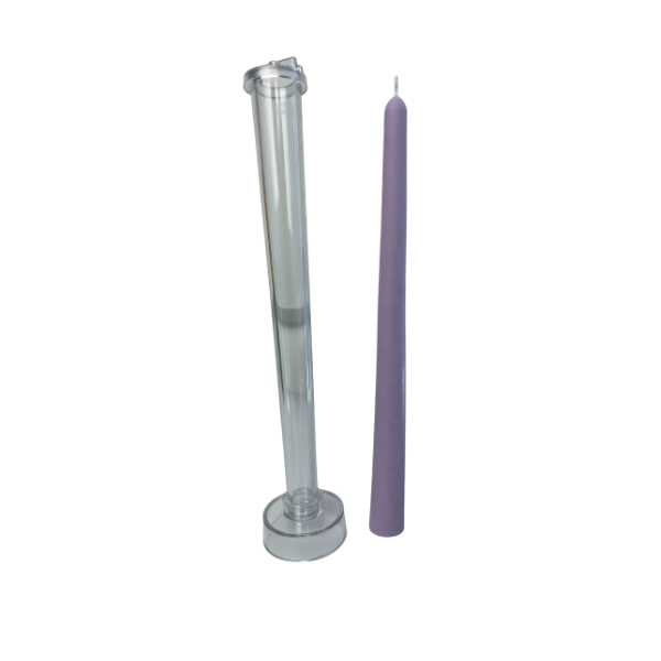 Tapered Pillar Candle Mold image 0