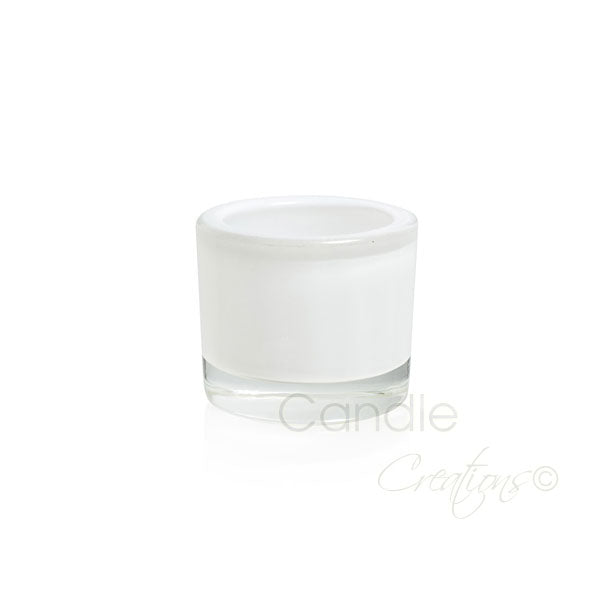 Small Veluto Jar<br> Opaque White image 0