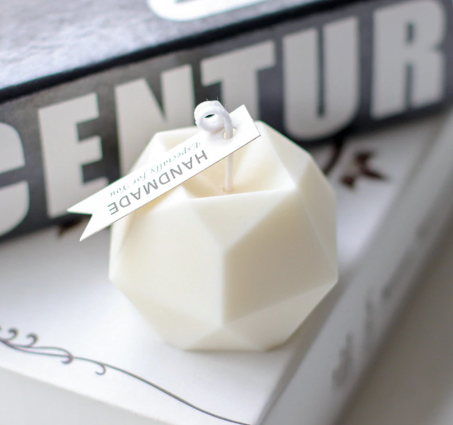 3D Multilateral Diamond Candle Mold image 3