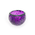 Mosaic Jar Purple Crackle image 0