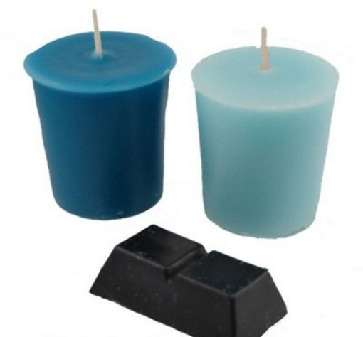 Teal Candle Dye Block
