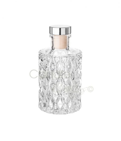 Round Diamond Design Diffuser Jar