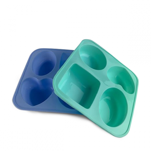 4 x Soap Cavity Silicone Mold