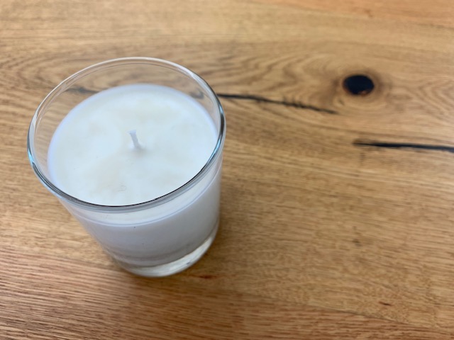 Frosting of a Candle