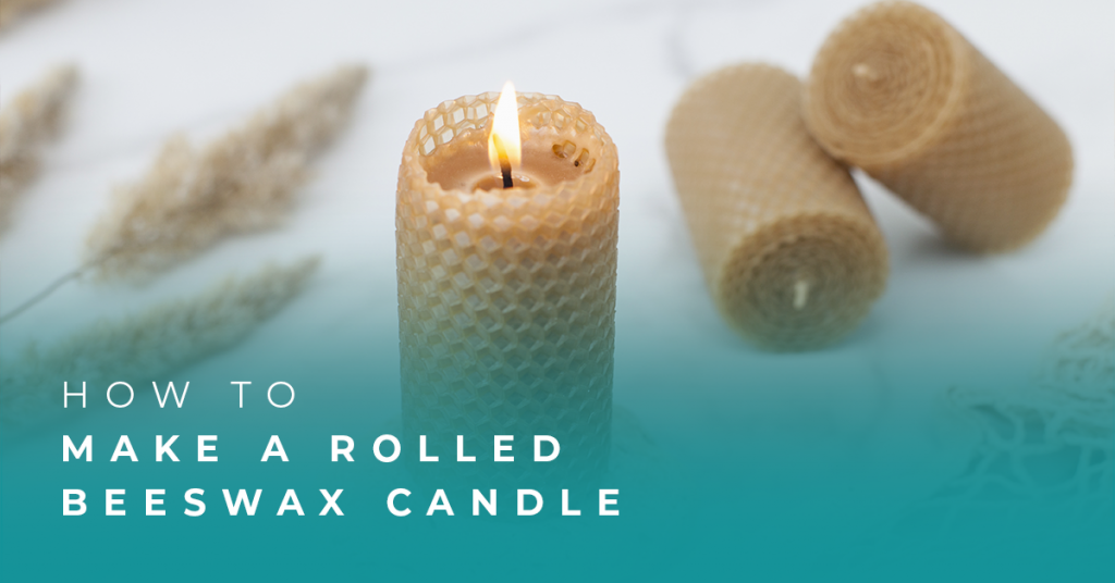 diy handrolled honeycomb beeswax sheets candle