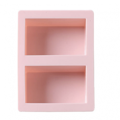 Rectangle Soap Mold 2 Cavity