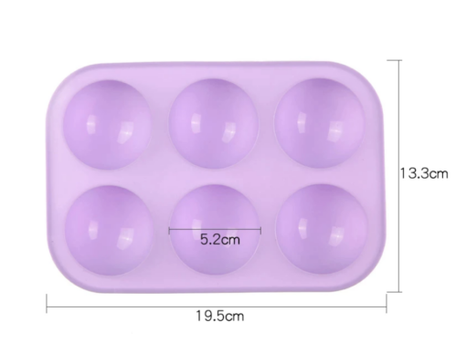 Half Sphere silicone soap molds