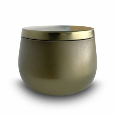 Candle Tin-Tapered-Taupe