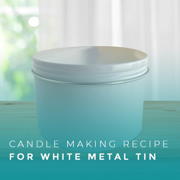 White Tin Refill Candle Recipe